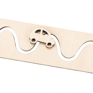 Accesoriu pentru Busy Board Labirint cu masinuta, din lemn - Img 1