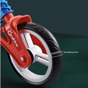 Bicicleta fara pedale, pentru echilibru, Navigator, rosu cu albastru - Img 8