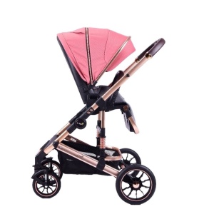Carucior 2 in 1 transformabil, reversibil, pliabil, F3 Luxury Red - Img 7