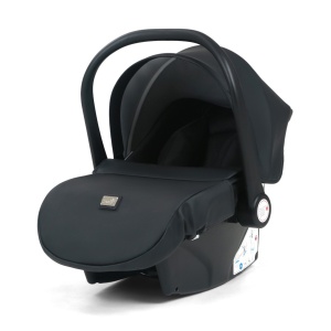 Carucior 3 in 1, G8 Luxury Negru, reversibil, cu suspensii, din piele ECO - Img 5