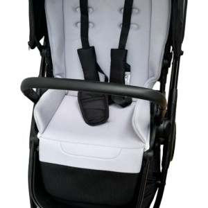 Carucior reversibil pliabil, cu husa picioare, 0-36 luni, C7 Negru - Img 19