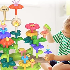 Joc creativ de construit STEM Gradina cu Flori, 93 piese - Img 7