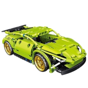 Joc de constructie Masina de curse verde 3822, 248 piese - Img 1