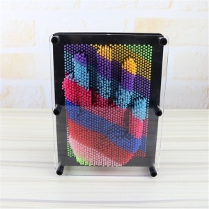 Joc Pinart curcubeu M, sculptura tridimensionala, 17,5 x 12,5 cm - Img 3