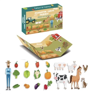Joc Puzzle magnetic Fancy, Ferma - Img 1