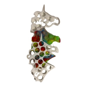 Jucarie POP IT!, Dimple, antistres, din silicon si plastic, UNICORN, 19 cm - Img 3