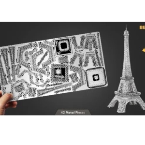 Macheta 3D Metal Turnul Eiffel scara 1:3200 - Img 3