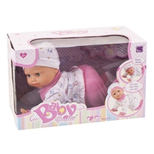 Papusa Bebe Baellar merge de-a busilea, 40 cm - Img 3