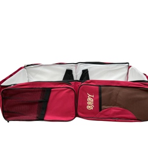 Patut portabil si geanta multifunctionala pentru accesoriile bebelusilor, rosu - Img 4