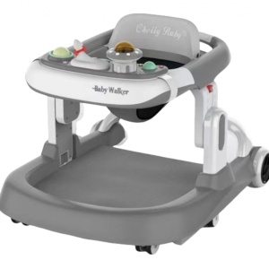 Premergator si Antemergator reglabil pe inaltime, cu roti de silicon, 932, gri - Img 1