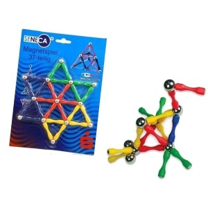 Set constructie Magnetic 37 piese Magnetspiel - Img 1