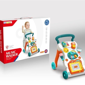 Antemergator interactiv cu activitati, pian si tablita de scris - Img 3