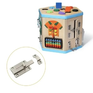 Centru Hexagon cu activitati multiple, tip Busy Board, din lemn - Img 2