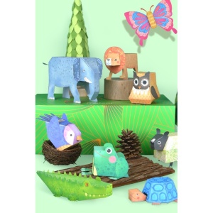Joc de creatie Origami cu 10 animale - Img 16