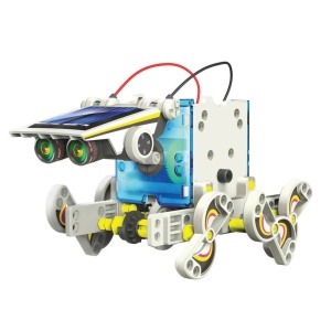 Kit robotica 14 in 1, de constructie cu energie solara - Img 3