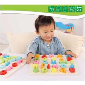 Puzzle Incastru Montessori Cu Litere Mici 3D - Img 3