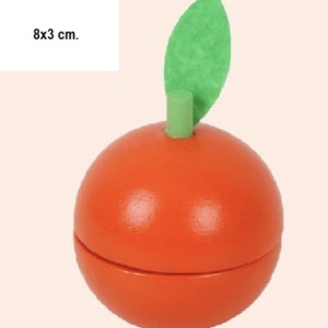 Set Cutie cu Tocator, Fructe și Legume din Lemn - Img 8