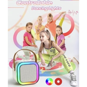 Set Karaoke cu Boxa Difuzor cu Microfon Wireless, cu bluetooth, acumulator - Img 9