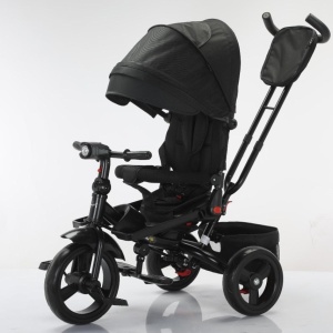 Tricicleta cu scaun reversibil si pozitie de somn, SL02 - Negru - Img 1
