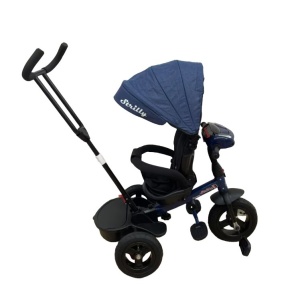 Tricicleta reversibila, pozitie de somn, cu lumina si sunete, T500 Albastru - Img 3