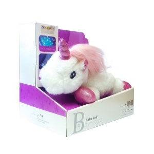 Unicornul Sparkle alb muzical cu proiectii luminoase - Img 3