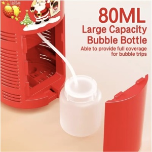 Aparat de baloane automat cu 13 orificii si lumini LED, cu efect de artificii, rosu - Img 15