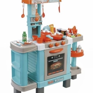 Bucatarie completa cu 39 accesorii, sunete si lumini, Little Chef 008-938A, verde - Img 2