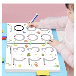 Carte educativa reutilizabila cu planse imprimate, Urmeaza linia punct cu punct - Img 2