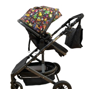 Carucior 2 in 1, reversibil, cu suspensii, T7 Multicolor - Img 5