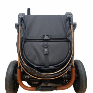 Carucior 3 in 1, cu suspensii, reversibil, T9 - albastru - Img 13