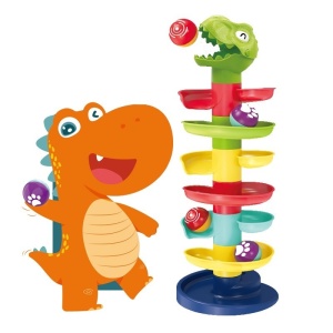 Circuit cu bile Dino, 7 nivele - Img 1