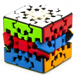 Cub mecanic 3x3x3, Yumo Gear Cube, de viteza Speedcube - Img 2