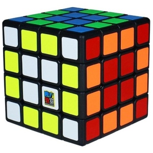 Cub mecanic 4x4x4, 3M Moyu Magnetic Black Line, cu arc, de viteza Speedcube - Img 3