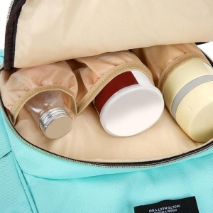 Geanta rucsac Living Share pentru mamicile de bebelusi, vernil - Img 5