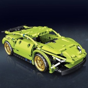 Joc de constructie Masina de curse verde 3822, 248 piese - Img 3