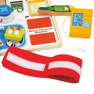 Joc lemn puzzle incastru si de sortat instrumentele de Doctor - Img 3