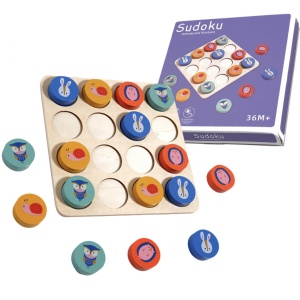 Joc Sudoku cu Animale si numere, din lemn - Img 7