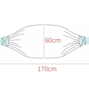 Marsupiu wrap, sling cu inele, pentru bebelusi, roz plasa - Img 5