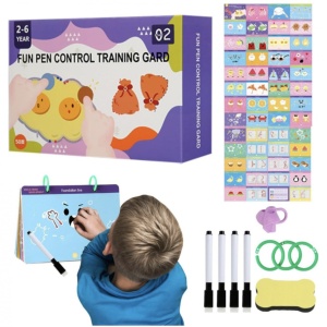 Set 50 cartonase reutilizabile pentru invatarea scrierii de mana si a desenului - Img 6