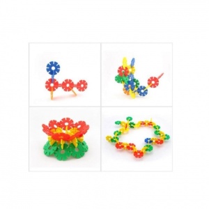 Set educational STEM de constructie cu discuri, 78 piese - Img 8