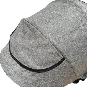 Tricicleta cu far luminos si sunete, Maner reversibil, SL03 - Gri - Img 9