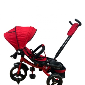 Tricicleta cu scaun reversibil si pozitie de somn, SL02 - Rosu - Img 5