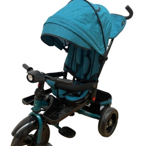 Tricicleta cu scaun reversibil si pozitie de somn, SL02 - Verde - Img 5
