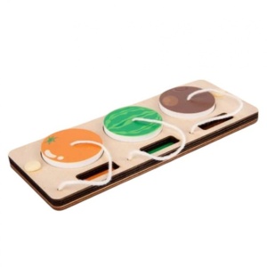 Accesoriu pentru Busy Board Fructele, din lemn - Img 2