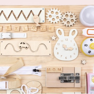 Accesoriu pentru Busy Board Labirint cu masinuta, din lemn - Img 5
