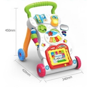 Antemergator 2 in 1 cu activitati, pian si tablita de scris - Img 7
