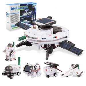 Kit solar 6 in 1 STEM de construit cu tematica flota Spatiului cosmic - Img 1