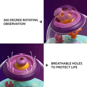 Observator insecte cu telescop, kit pentru habitat in aer liber - Img 5