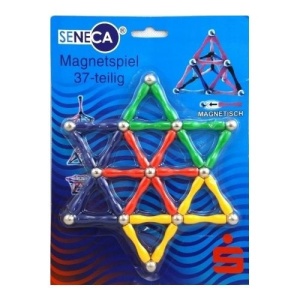Set constructie Magnetic 37 piese Magnetspiel - Img 2