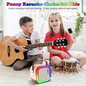 Set Karaoke cu Boxa Difuzor cu Microfon Wireless, cu bluetooth, acumulator - Img 17